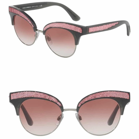 Dolce & Gabbana Accessories - Dolce & Gabbana Sequin Cat Eye Sunglasses